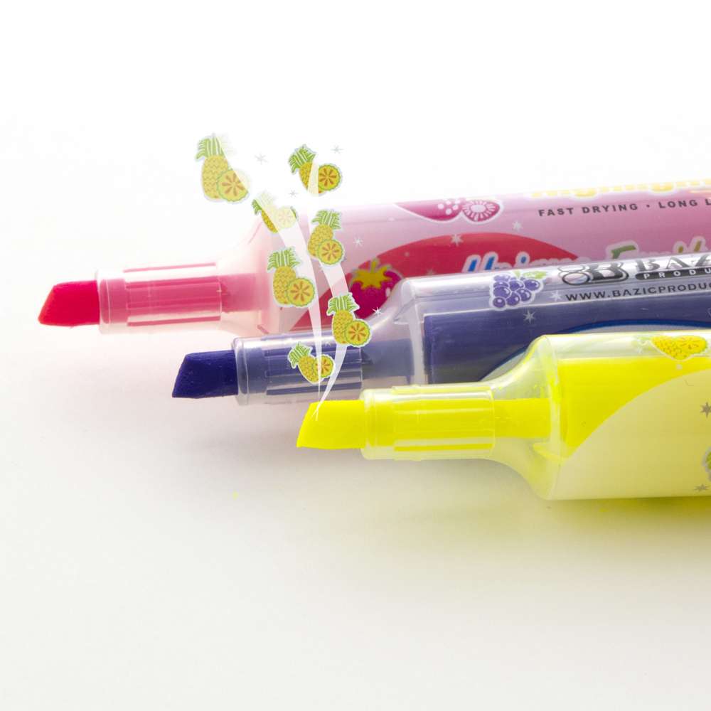 Fruit Scented Highlighters (3/Pack)