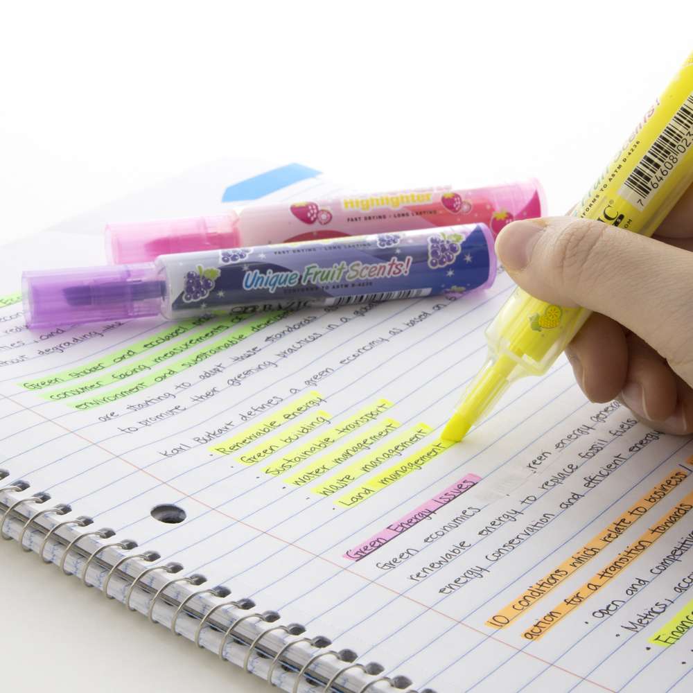 Fruit Scented Highlighters (3/Pack)