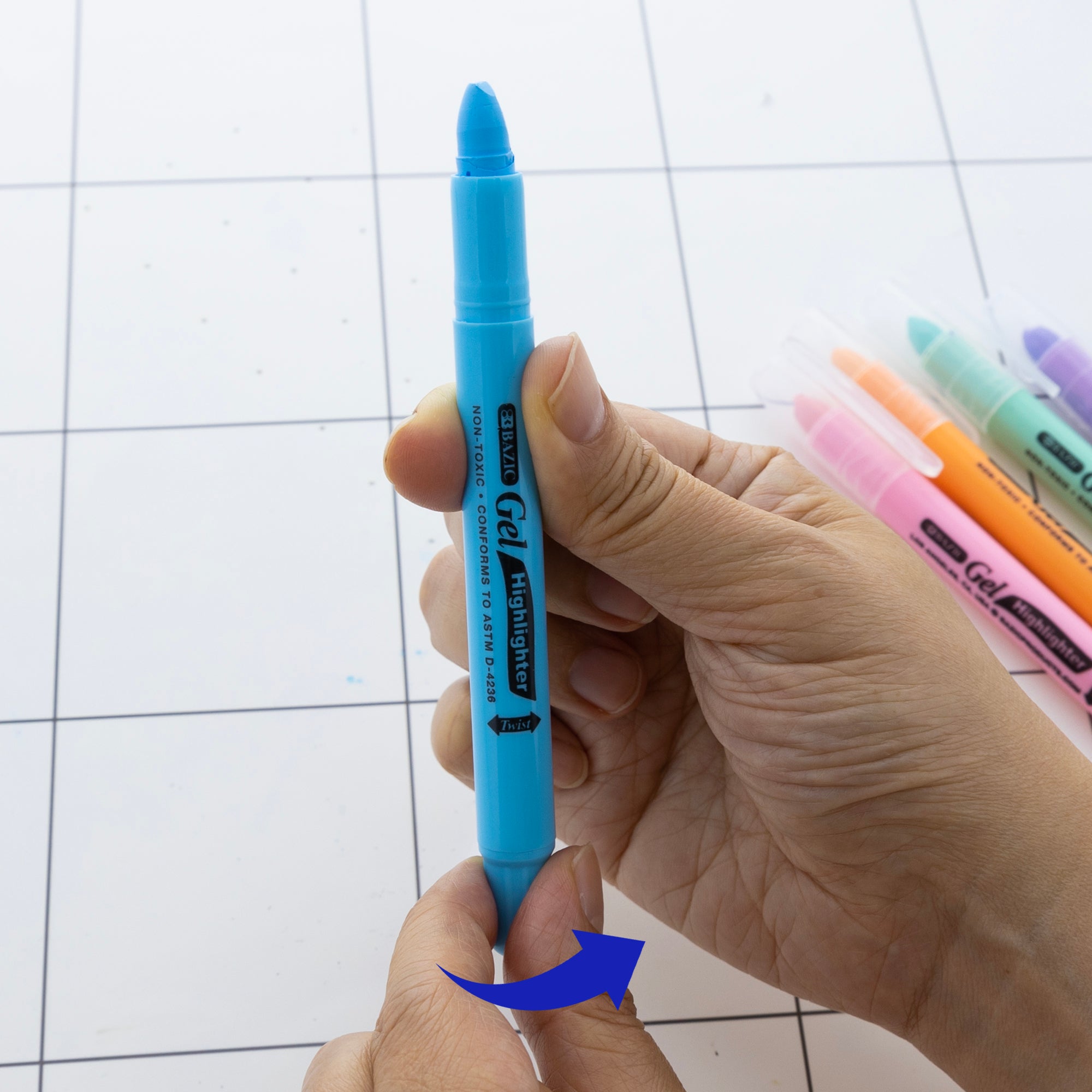 12 Gel Highlighters