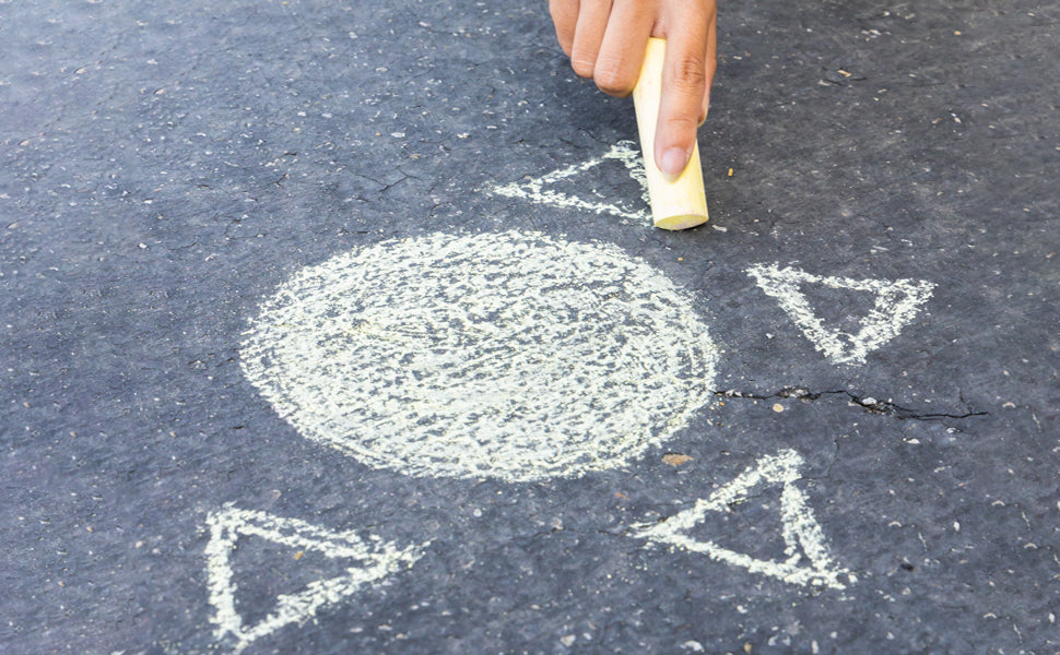 Jumbo Washable Sidewalk Chalks (6/Pack)