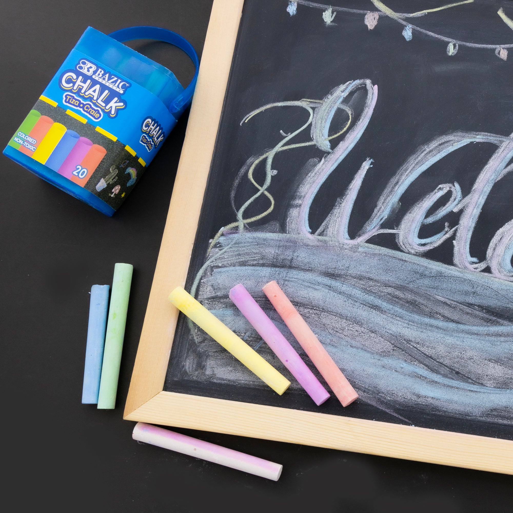 Color Chalk (20/Bucket)