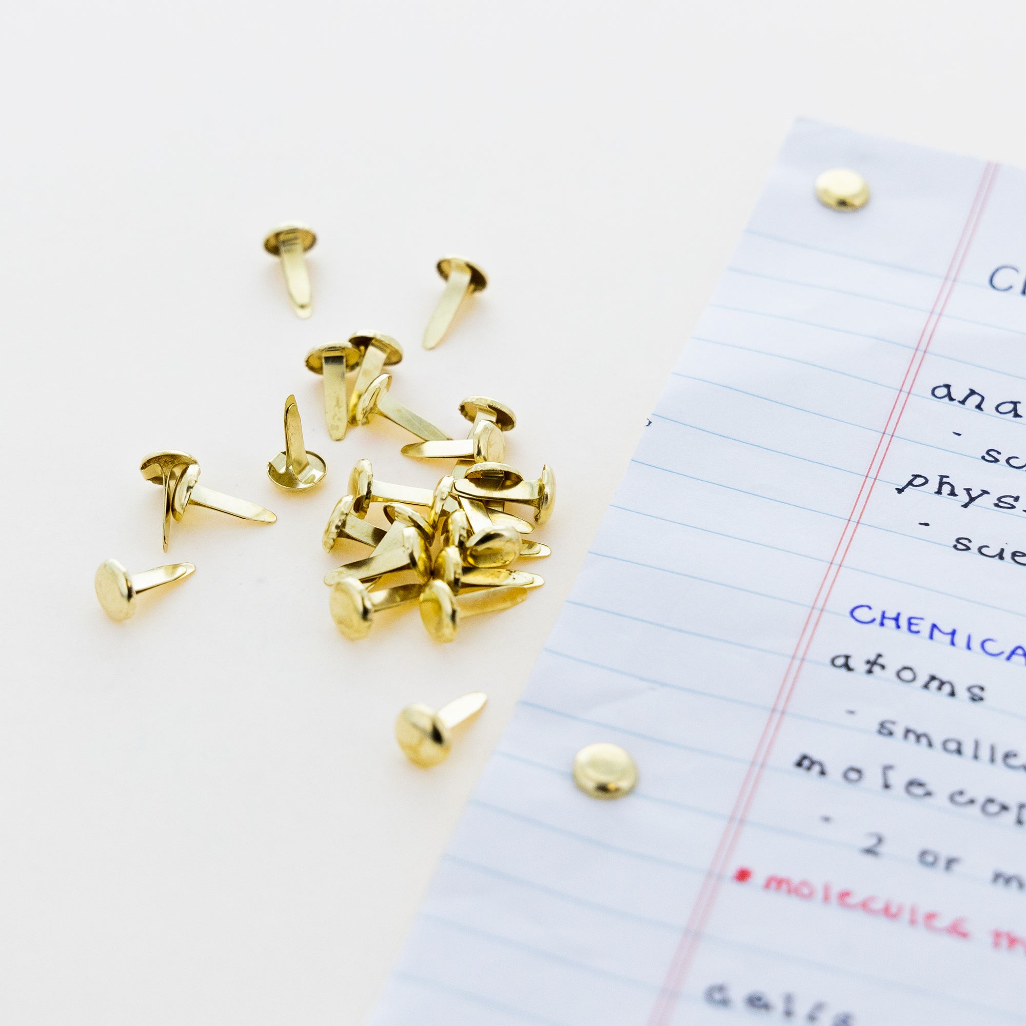 1/2&quot; Brass Fastener (100/Pack)
