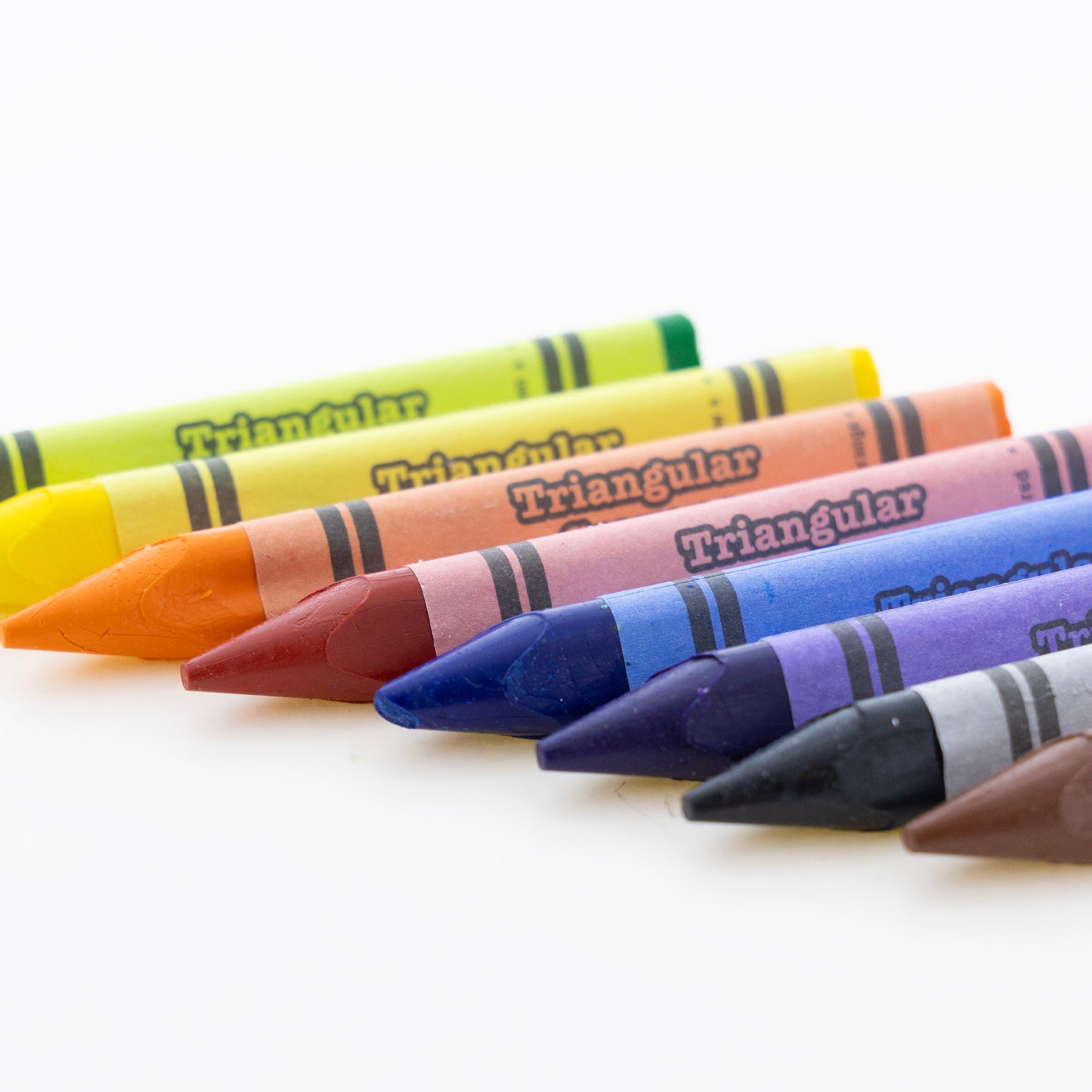 Premium Jumbo Triangle Crayons 8 Color