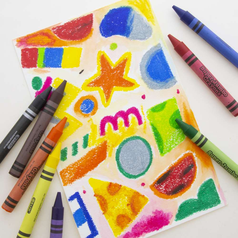 Premium Super Jumbo Crayons 8 Color