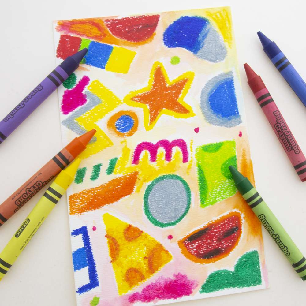 Premium Super Jumbo Crayons 8 Color