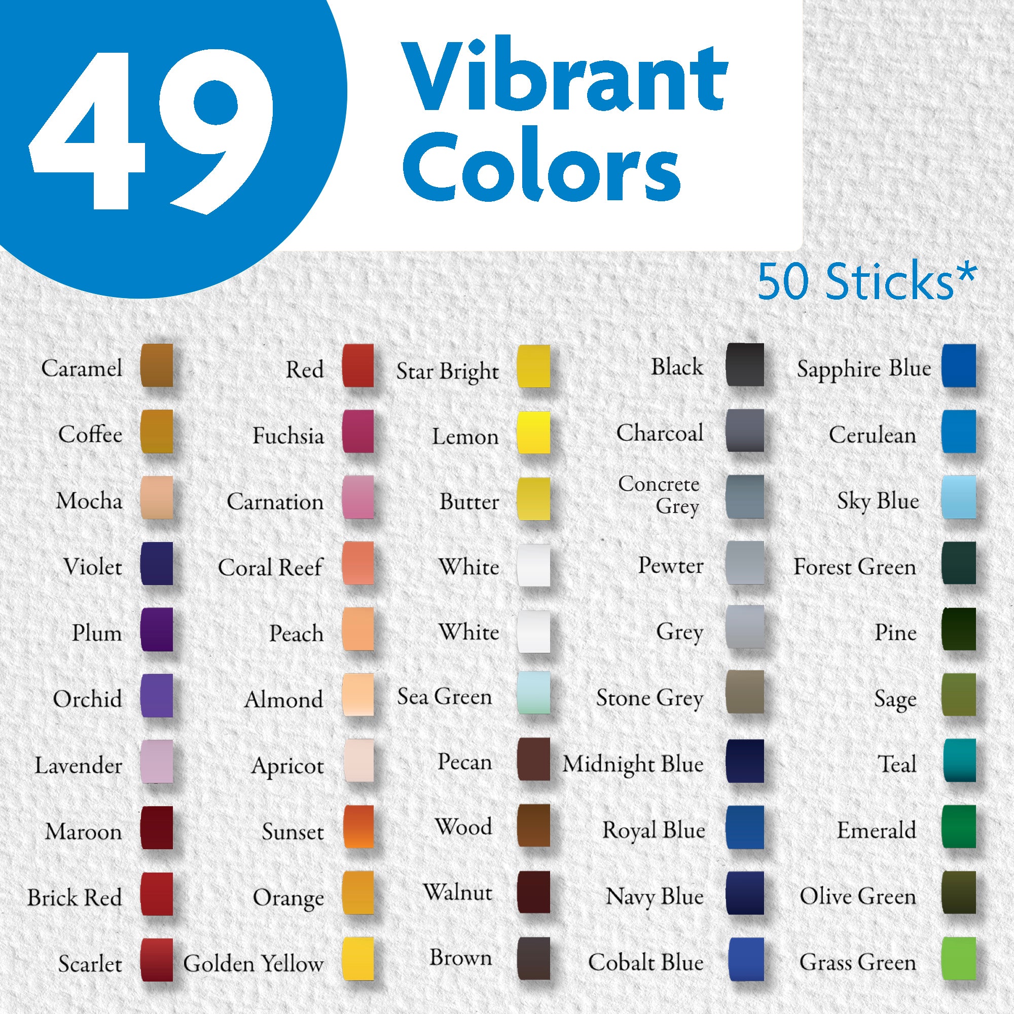 Oil Pastels 50 Colors