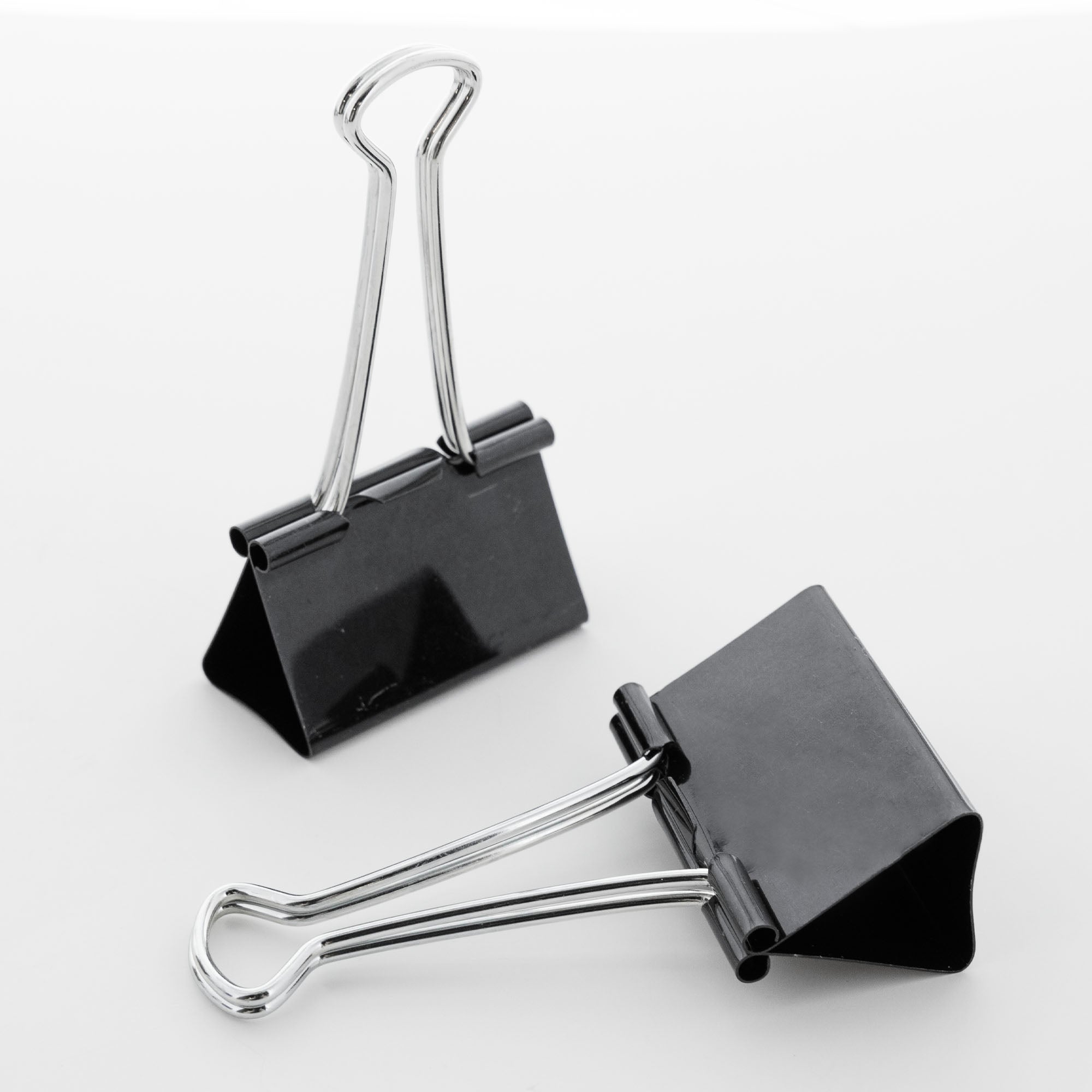 Large 2&quot; (51mm) Black Binder Clip (12/Pack)