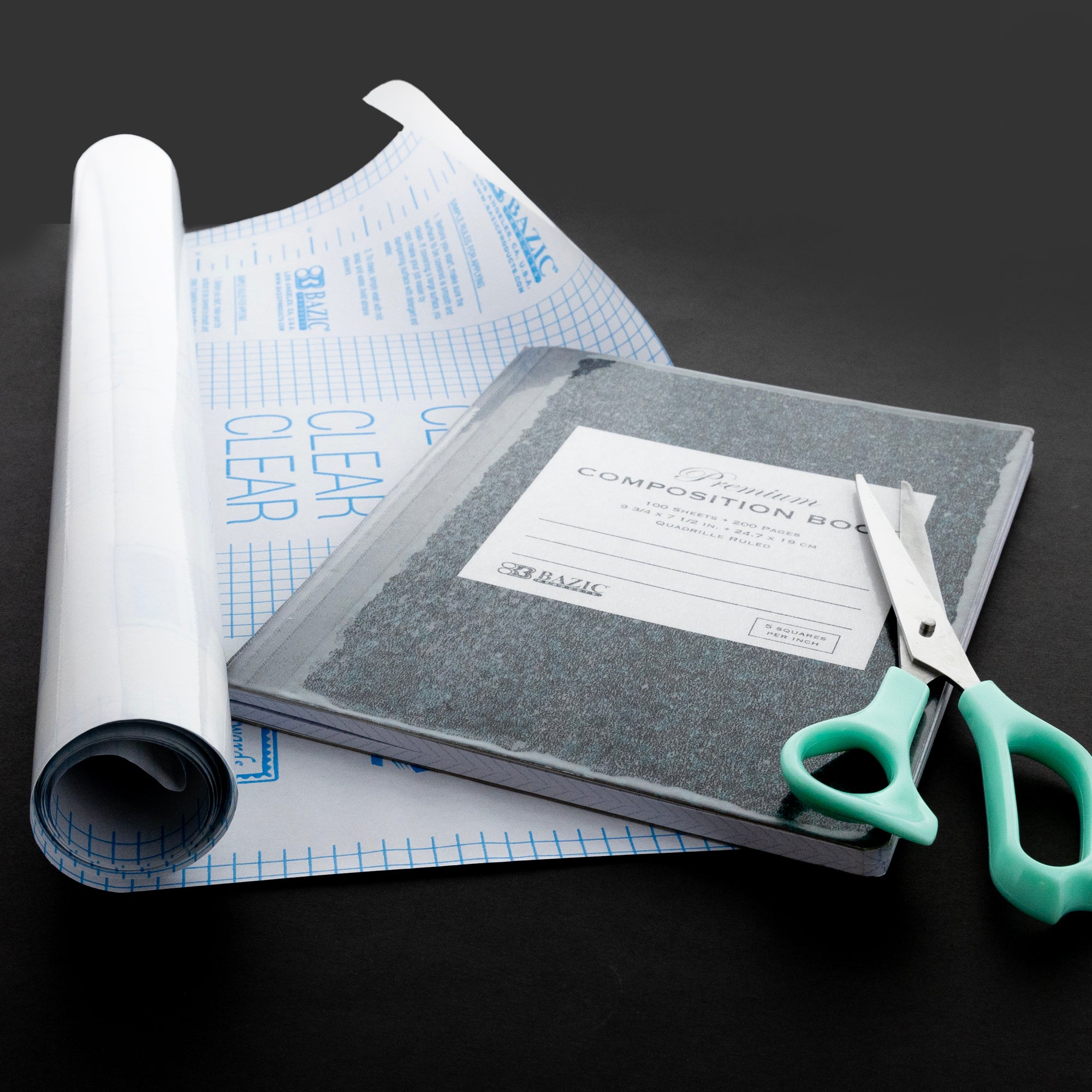 17.5&quot; X 1.7 Yard Clear Self Adhesive Book Cover