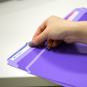 File Folder Color 1/3 Cut Letter Size (6/Pack)