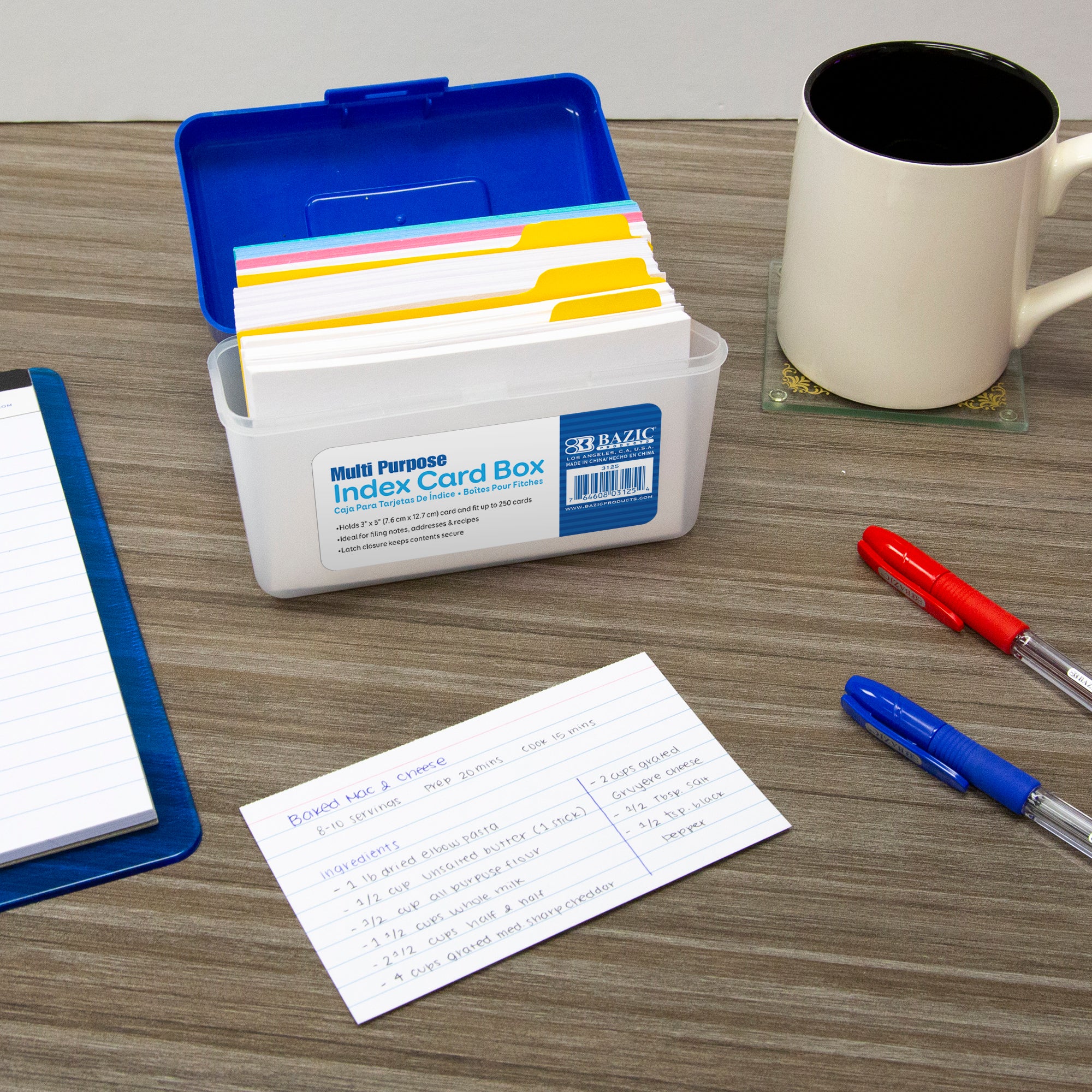 Card File Box 3&quot; X 5&quot;