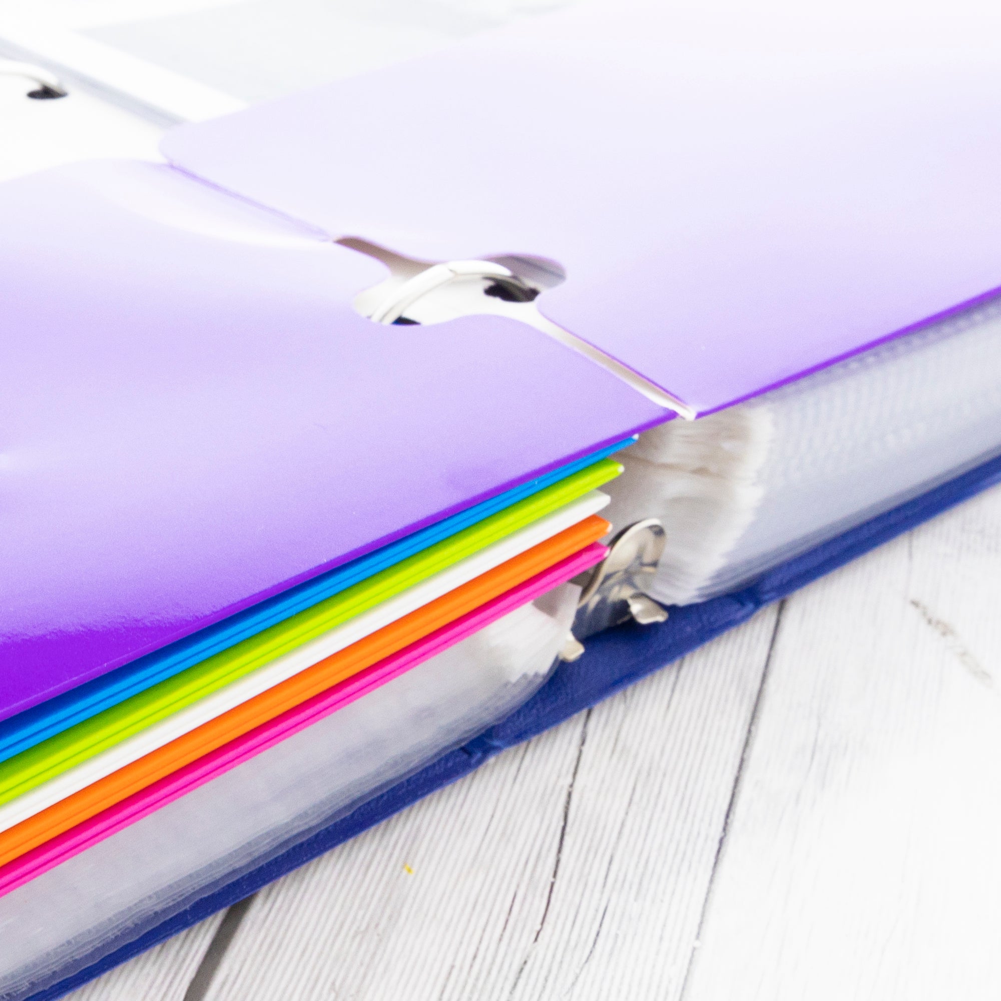 2-Pockets Portfolios - Laminated Bright Glossy Color