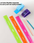 12" Shatterproof Flexible Ruler (30cm)
