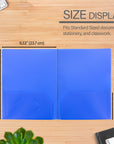 Poly 2-Pockets Portfolio - Solid Color