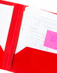 Poly 2-Pockets Portfolio - Solid Color