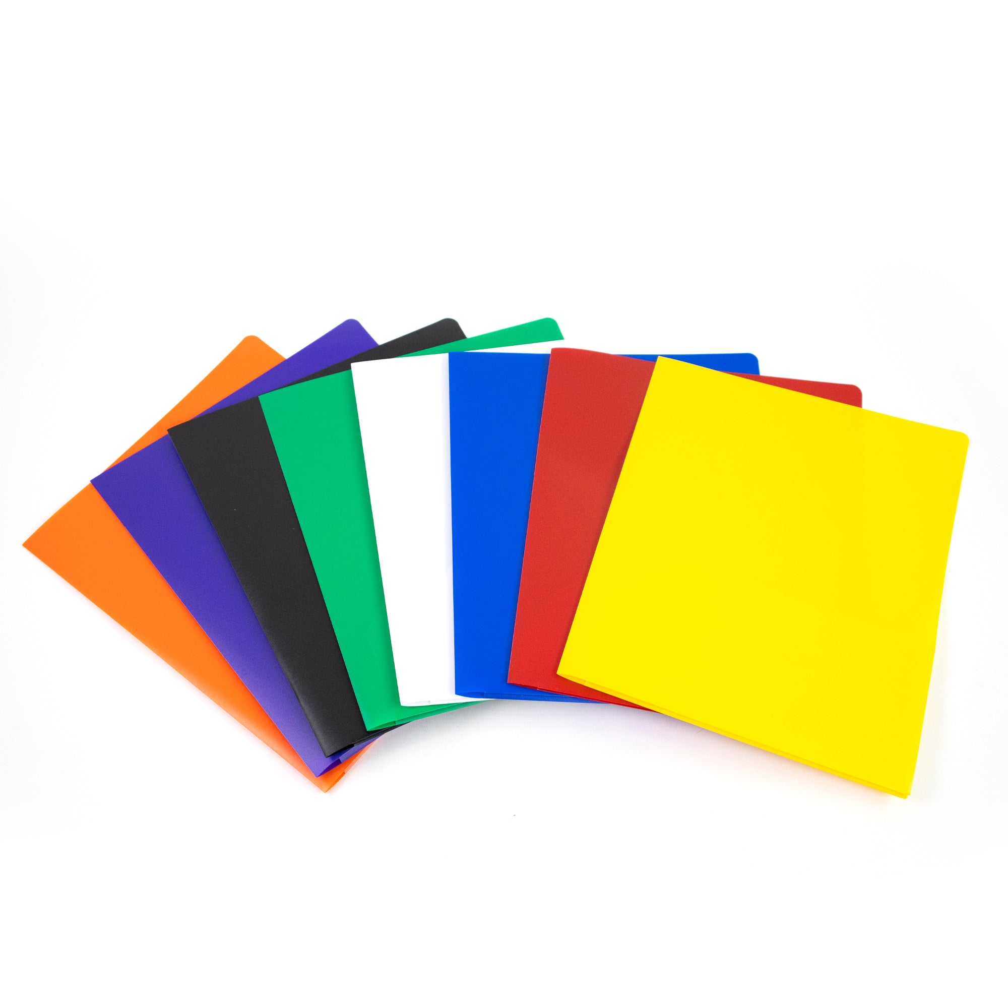 Poly 2-Pockets Portfolio - Solid Color