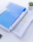 Rainbow 7-Pocket A4/Letter Size Poly Expanding File