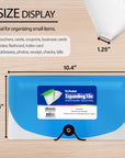 Expanding File Check Size Poly 13-Pocket
