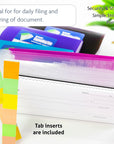 Expanding File Check Size Poly 13-Pocket