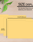 Manila File Folder 1/3 Cut Legal Size (100/Pack)