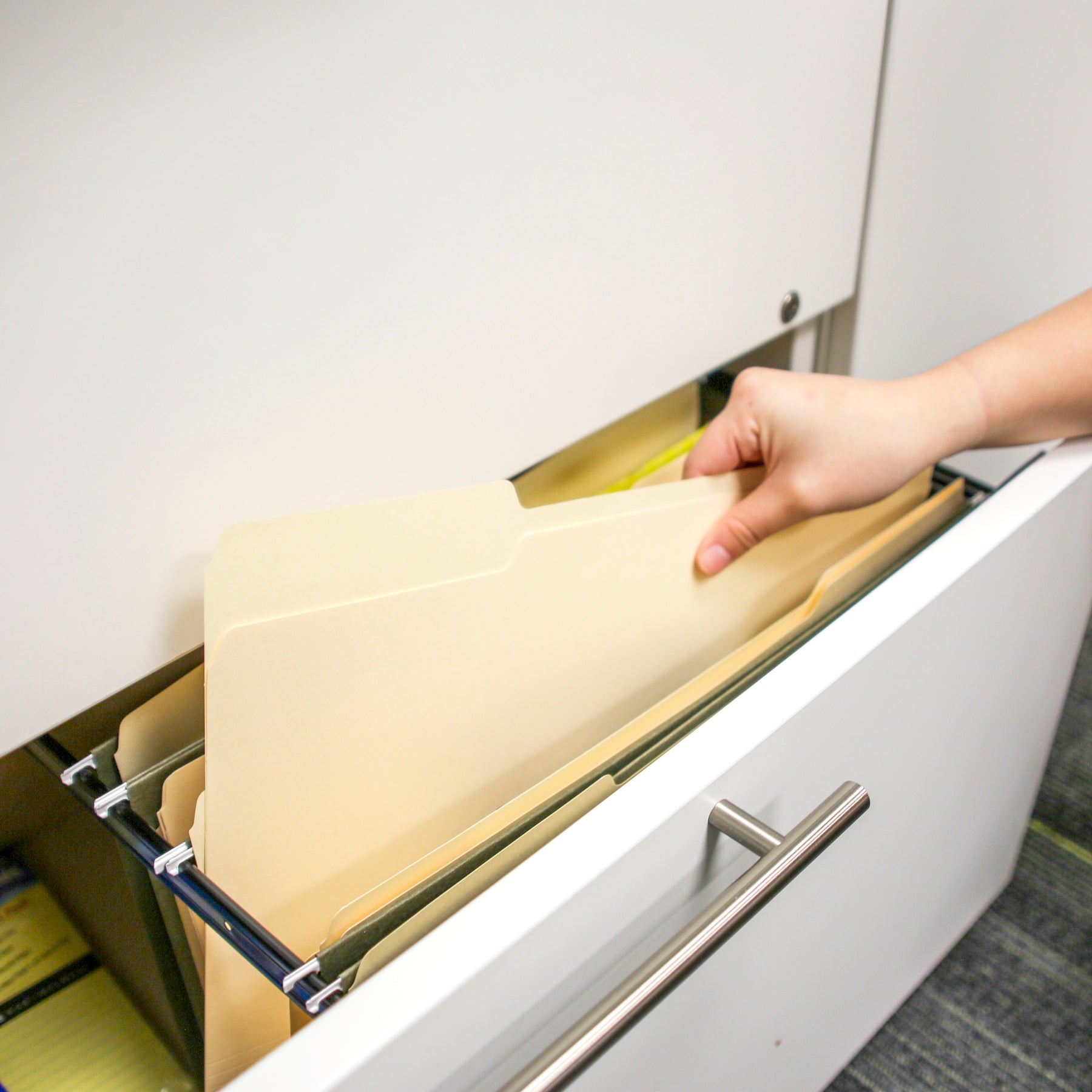 Manila File Folder 1/3 Cut Legal Size (100/Pack)