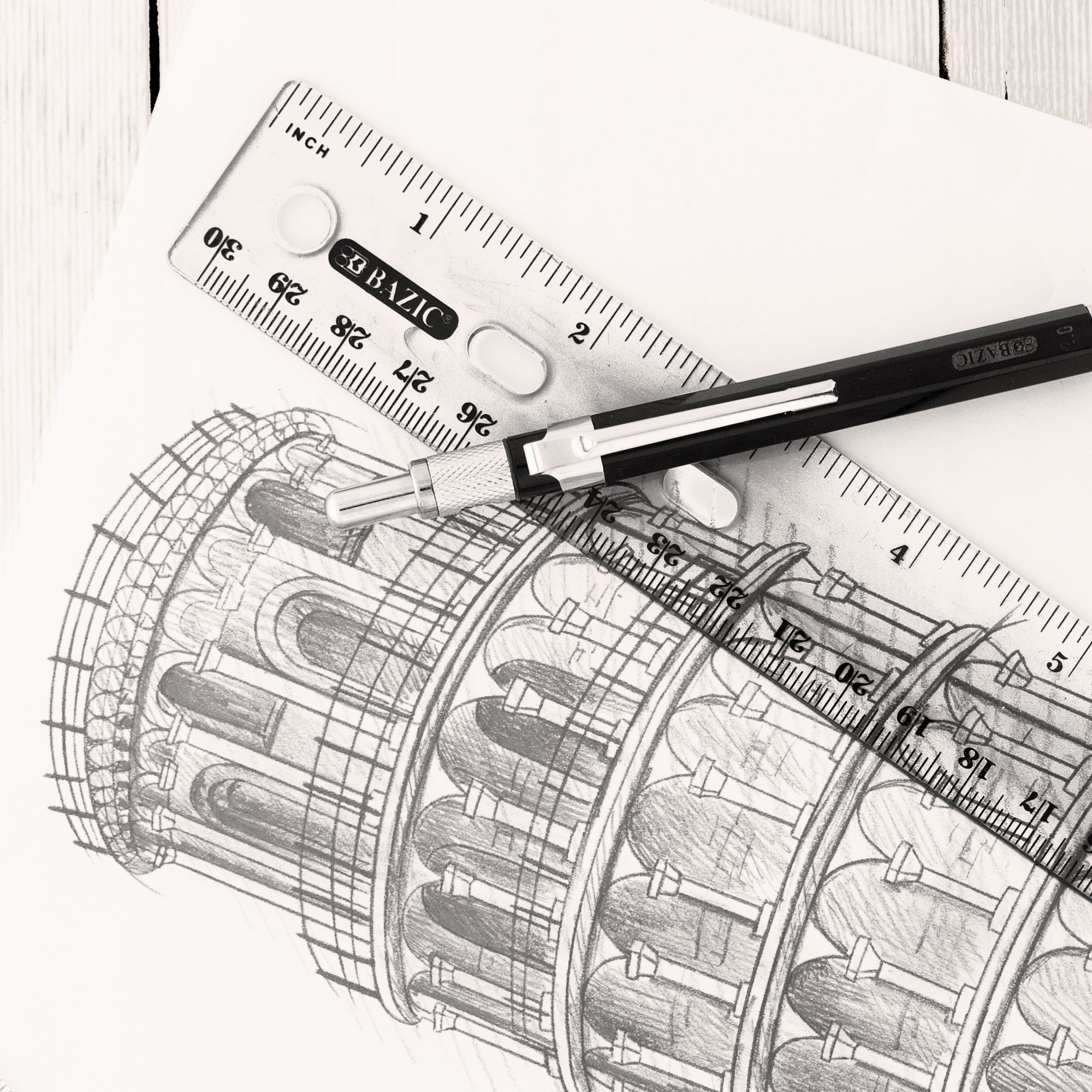 Clear Ruler 12&quot; (30cm)