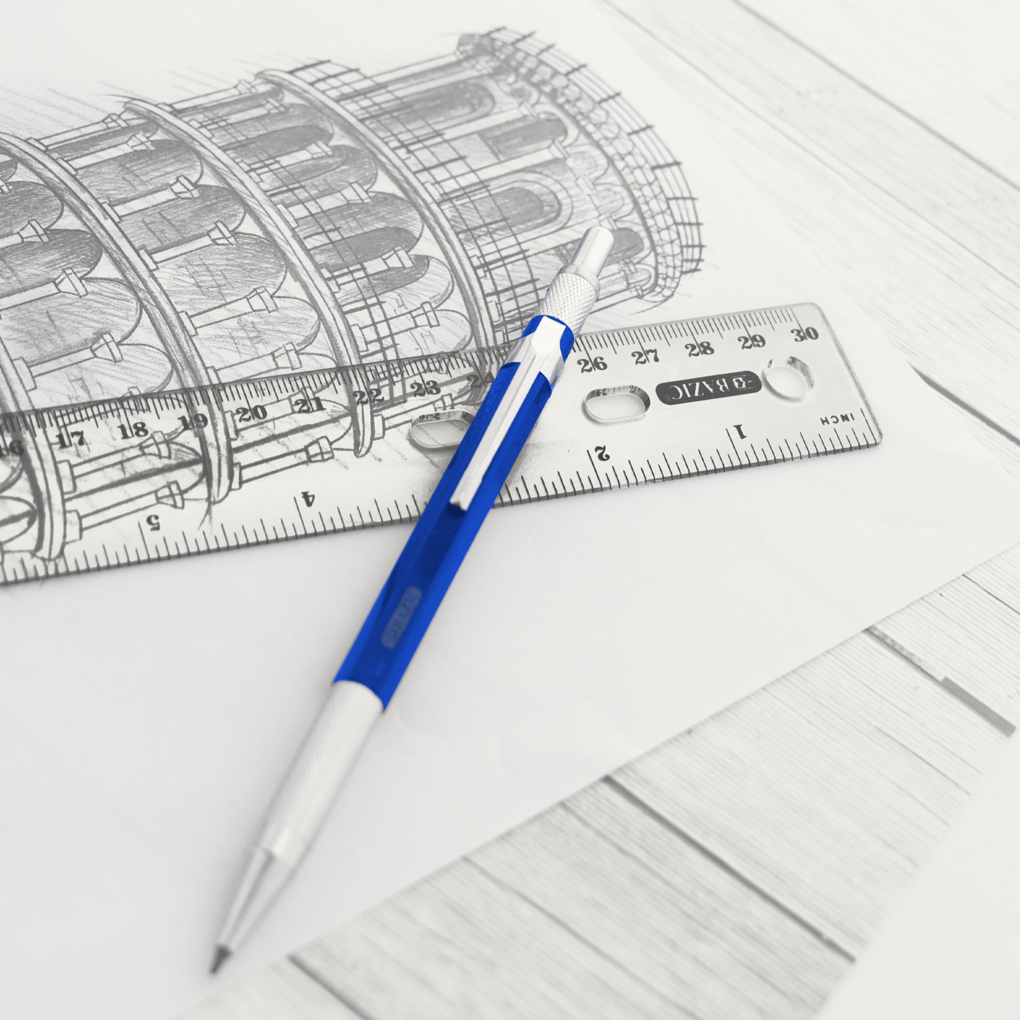 Clear Ruler 12&quot; (30cm)