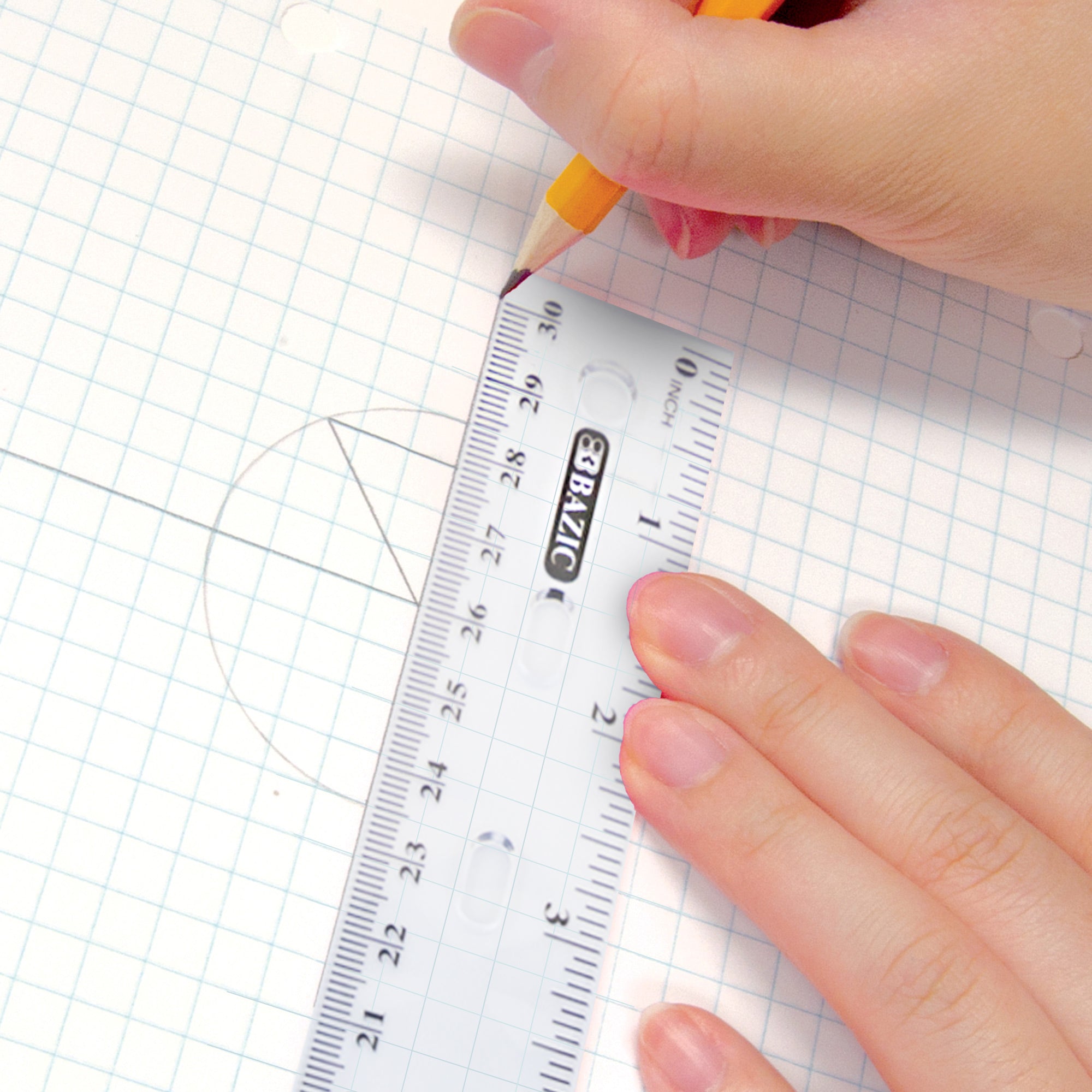 Clear Ruler 12&quot; (30cm)