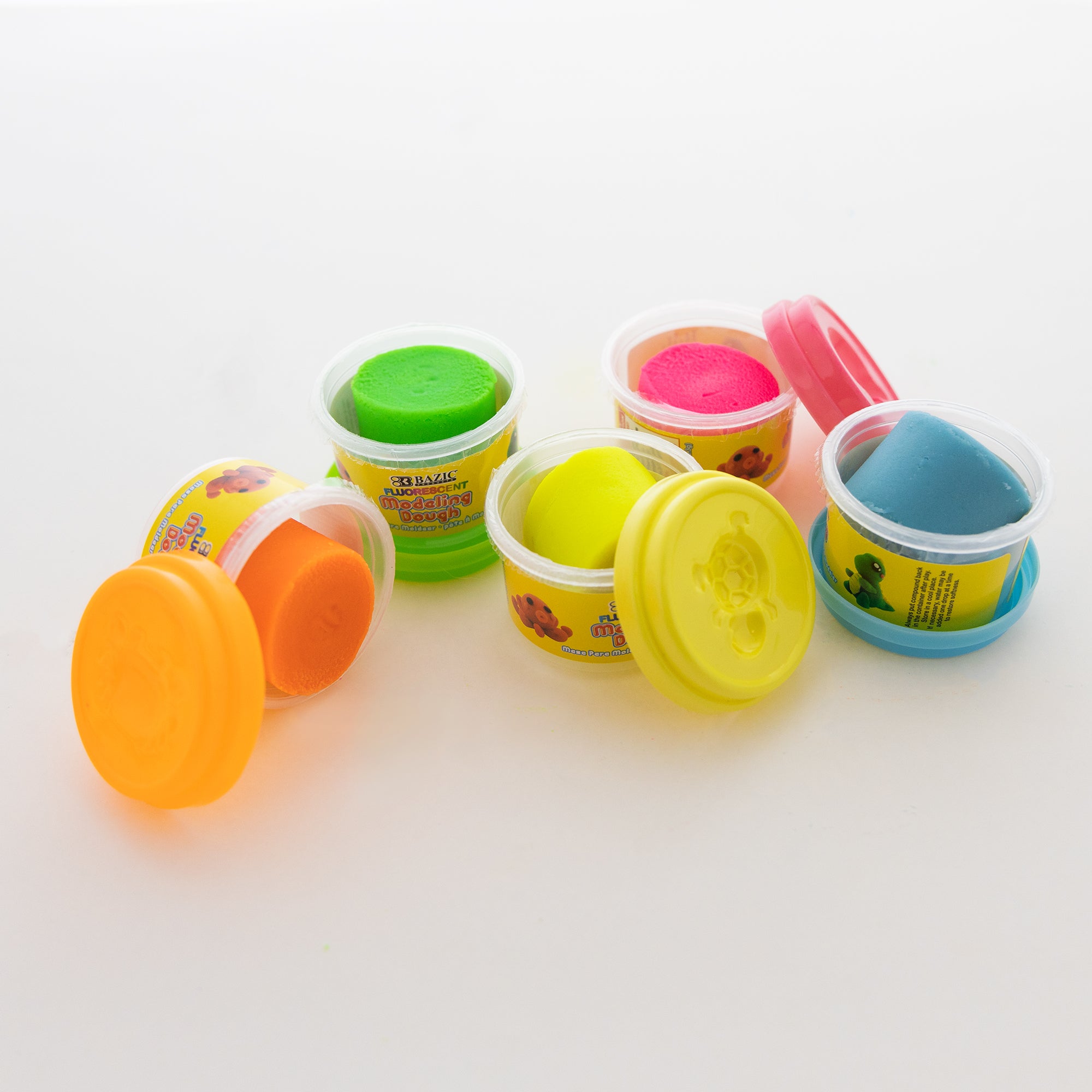 Modeling Dough Fluorescent Color 1 Oz. (5/Pack)