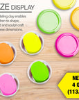 Modeling Dough Fluorescent Color 4 Oz. (4/Pack)