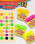 Modeling Dough Fluorescent Color 4 Oz. (4/Pack)