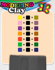 Modeling Clay 1 lb Black