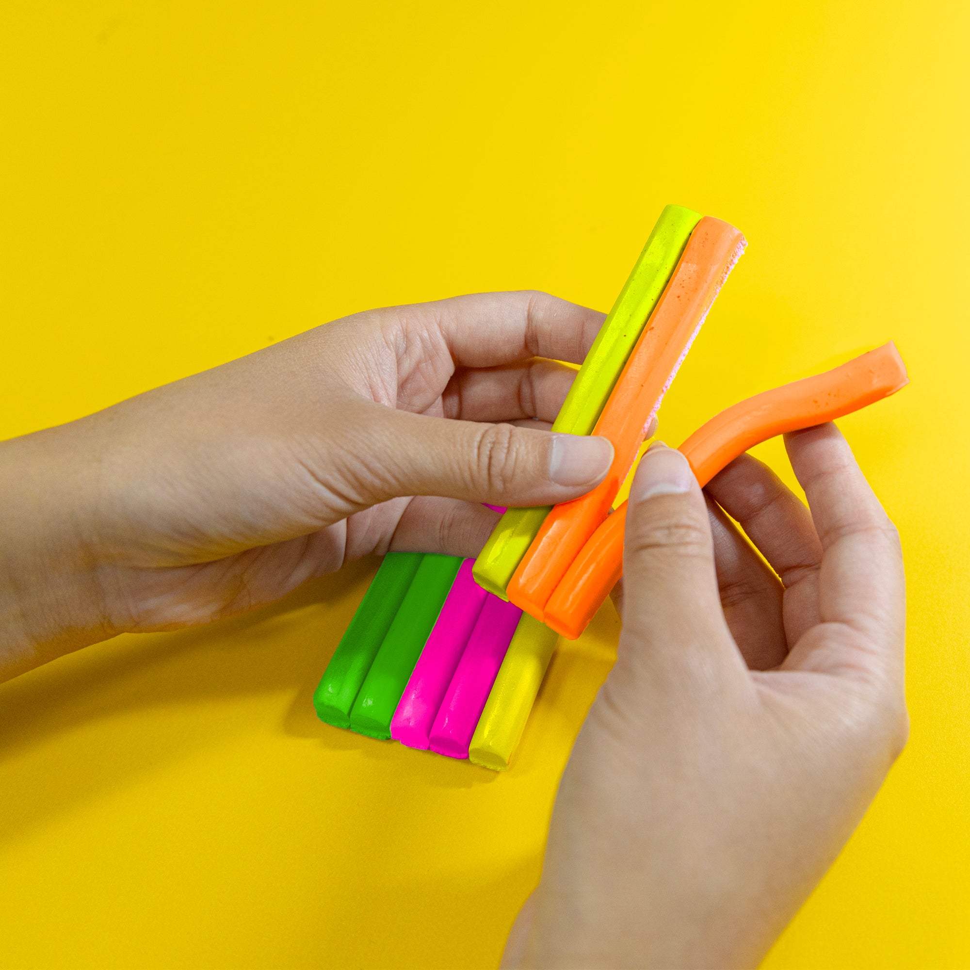 Modeling Clay Sticks 4 Fluorescent Colors 4.8 Oz