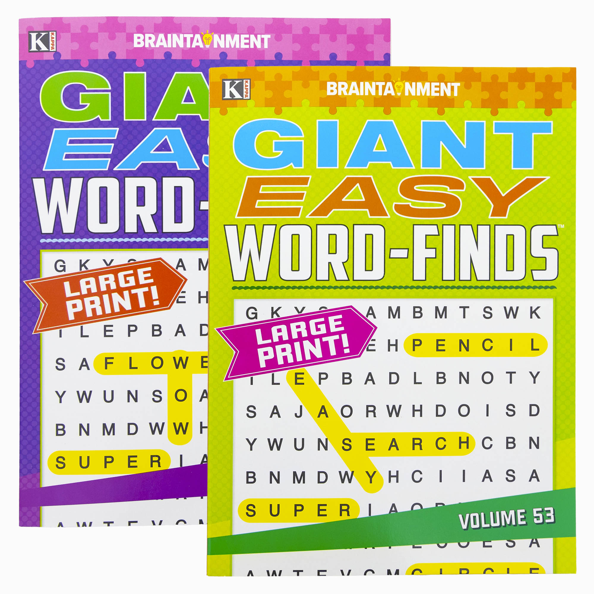 KAPPA Giant Easy Word Finds