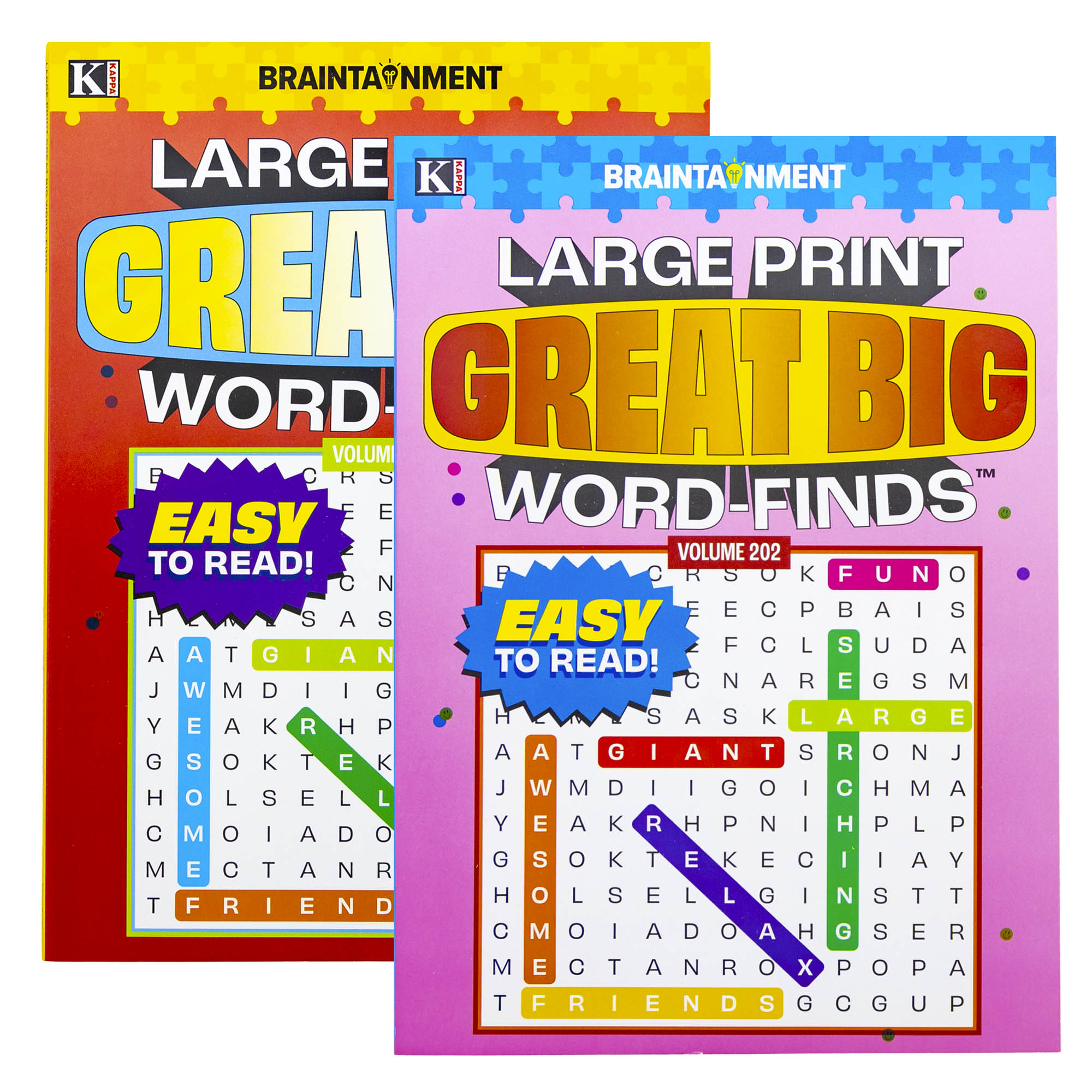 KAPPA Large Print Great Big Word Finds Puzzle Book