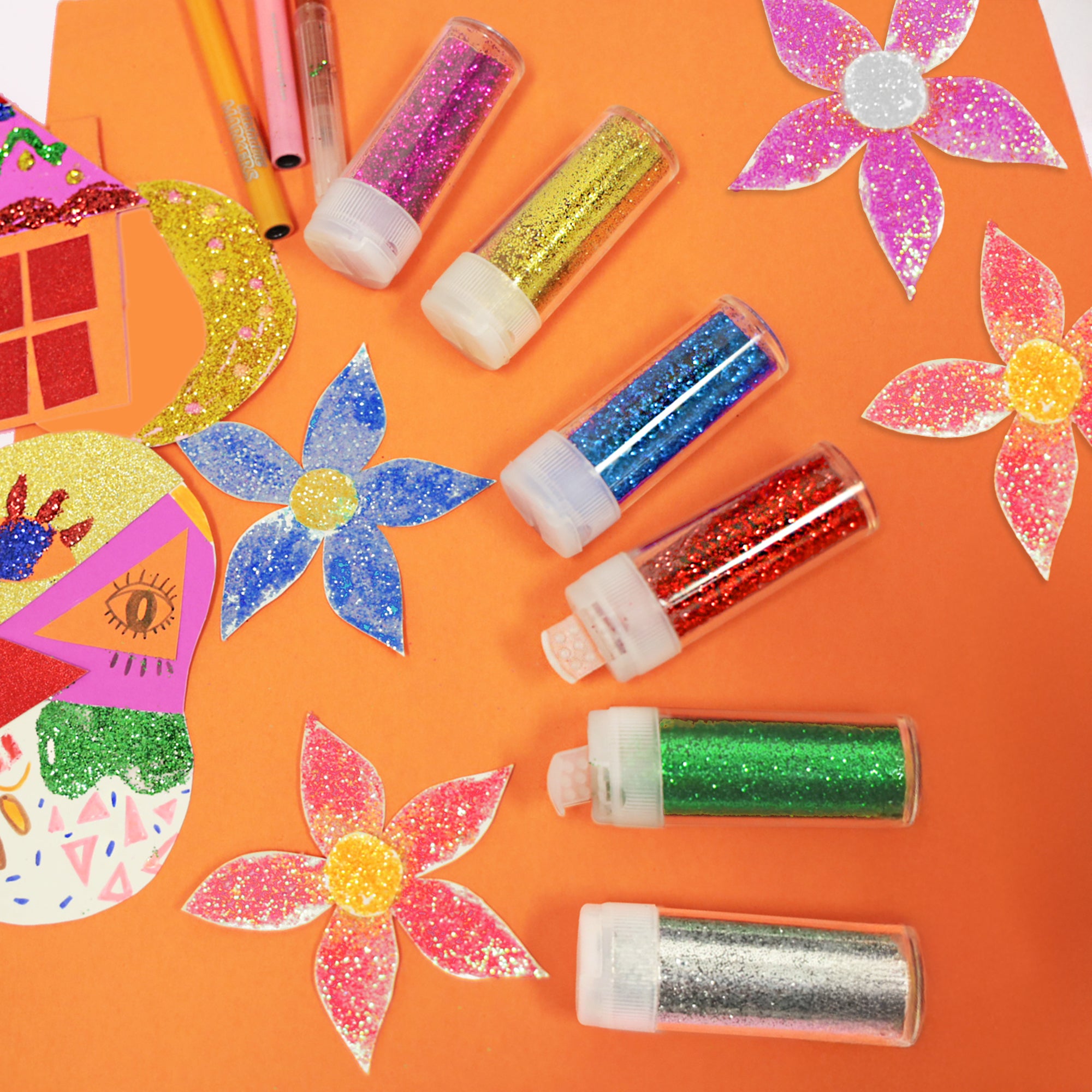 Glitter Shaker 7g (6/PVC Box) Primary Color
