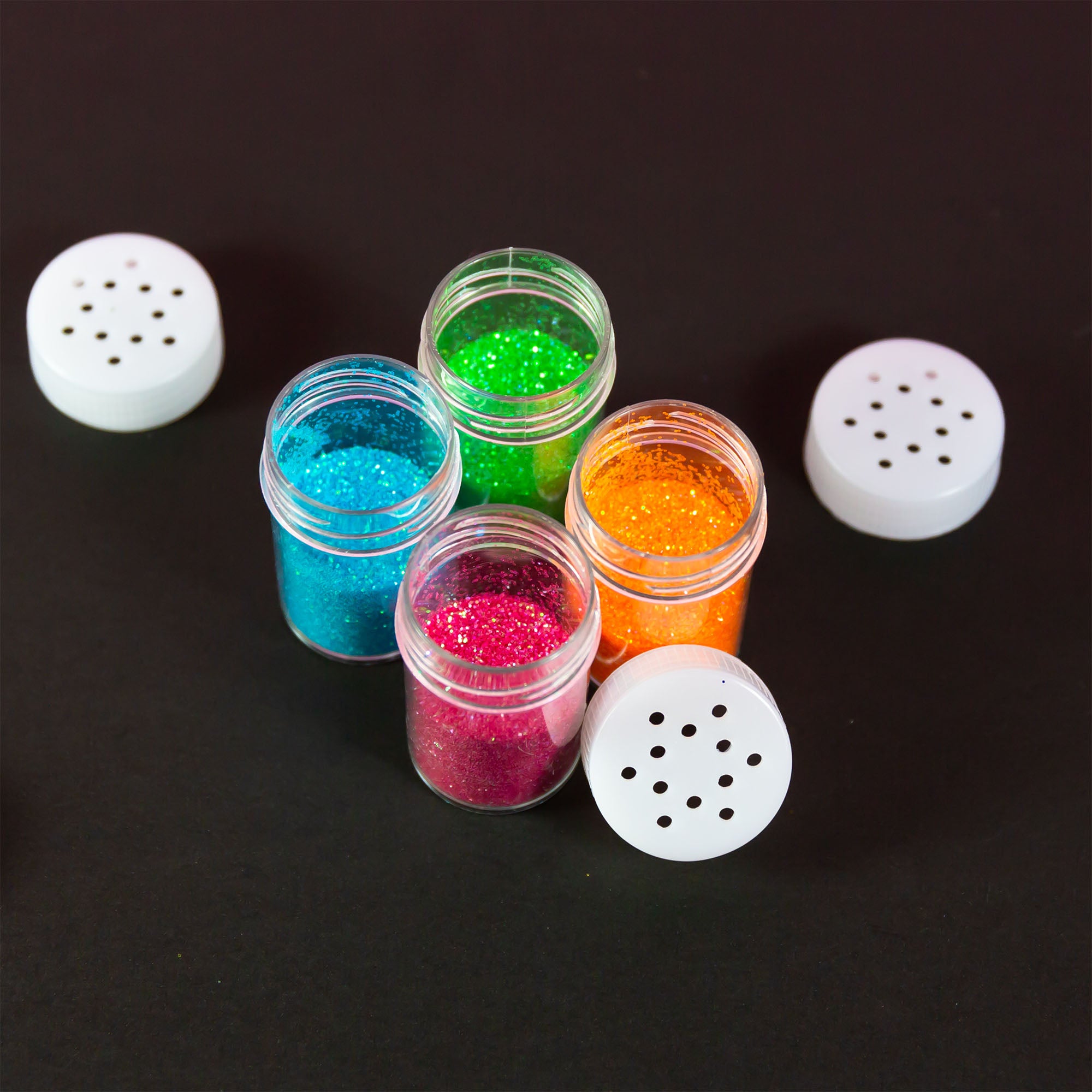 Glitter Shaker 8g / 0.28 Oz. (4/Pack) Neon Color