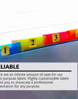 Gold Foil Number Label (378/Pack)