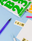 Gold Foil Number Label (378/Pack)