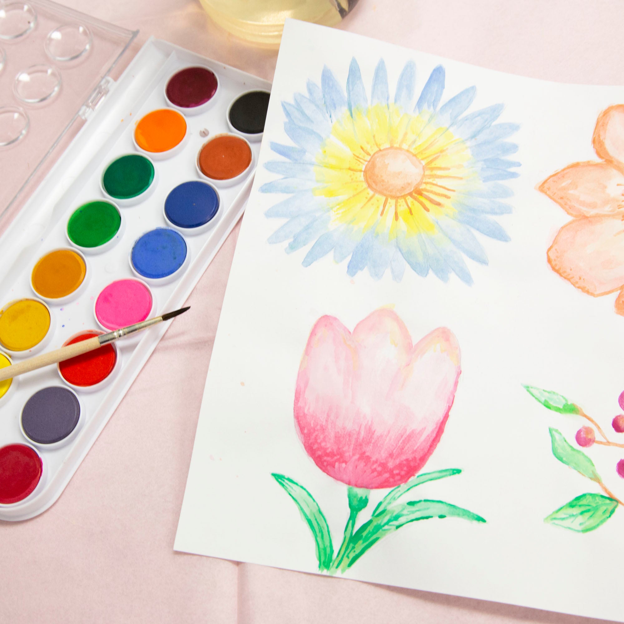 16 Ct. Watercolor w/ Brush