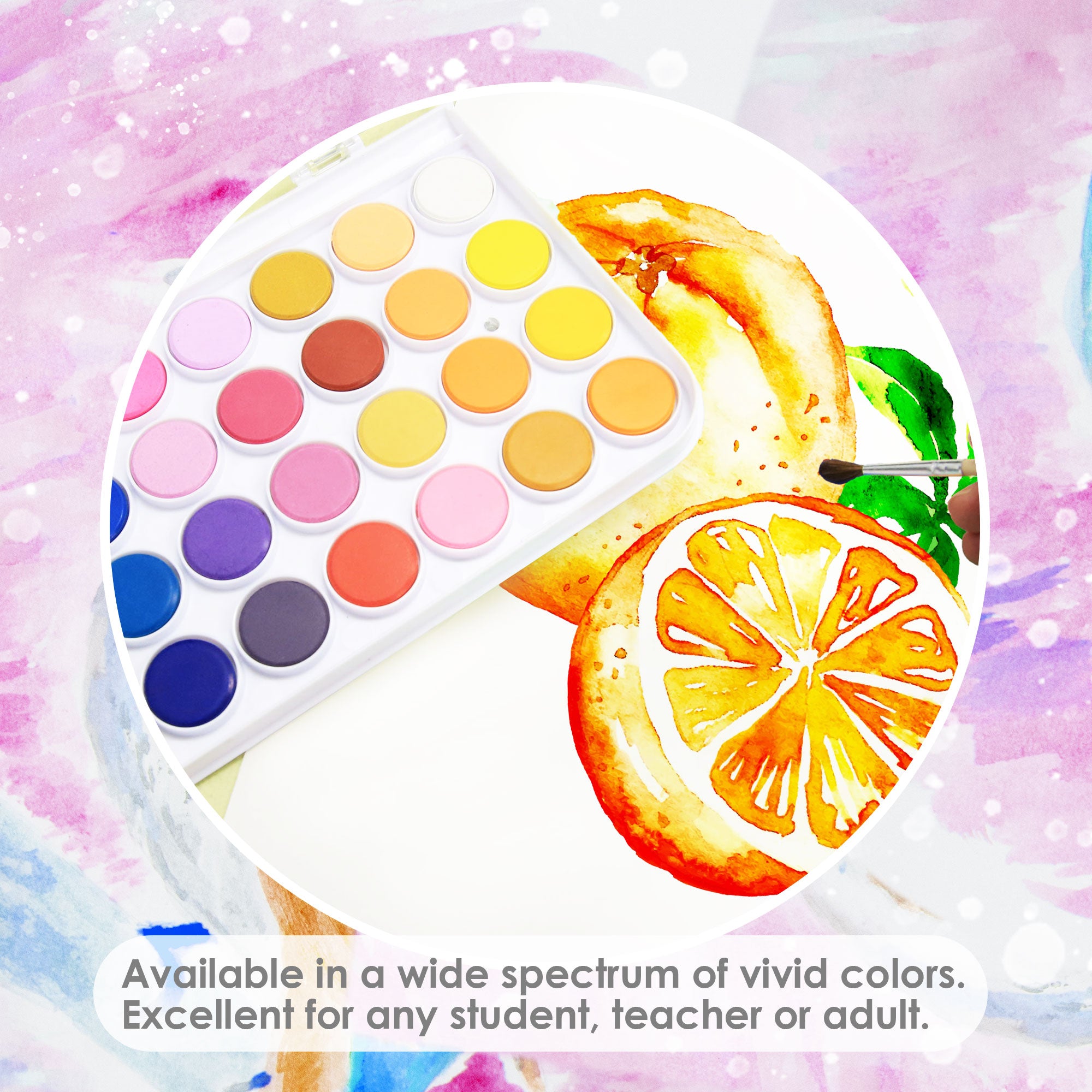 Watercolor w/ Brush 36 Color