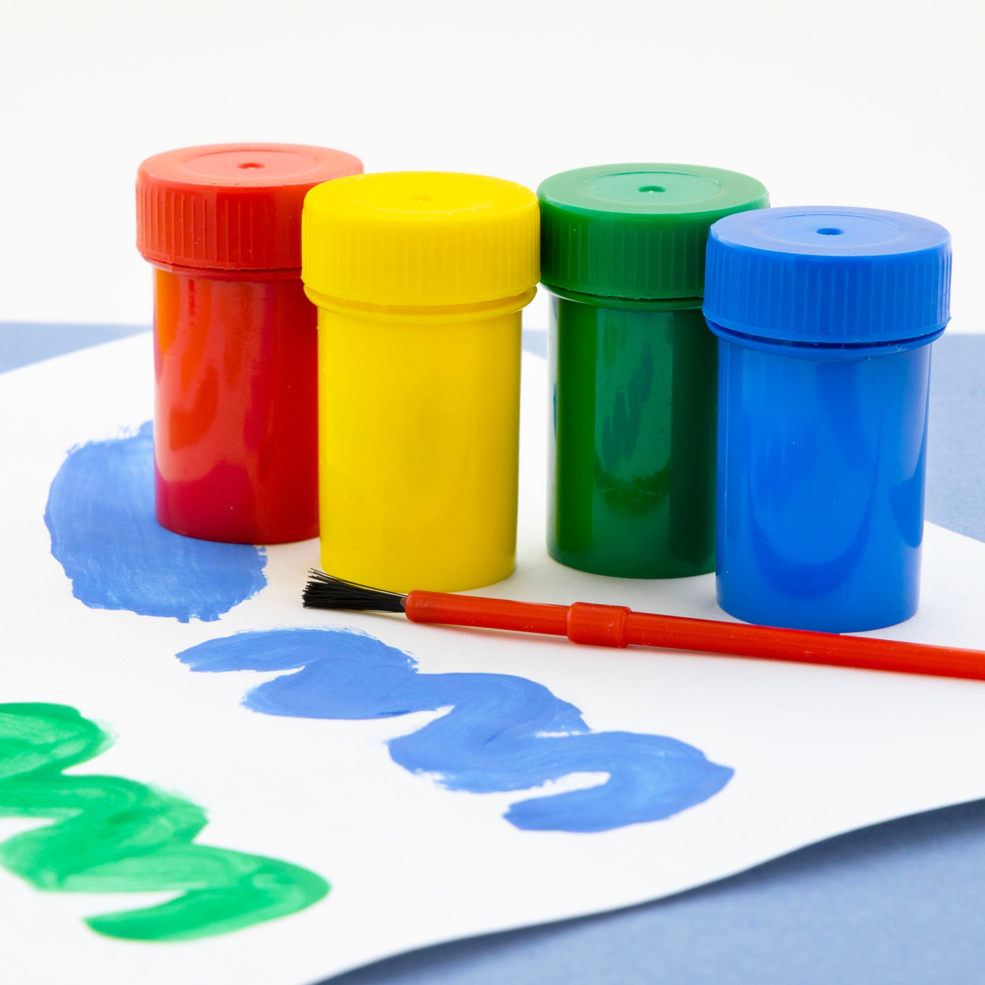 Poster Paint w/ Brush 4 Color 18ml