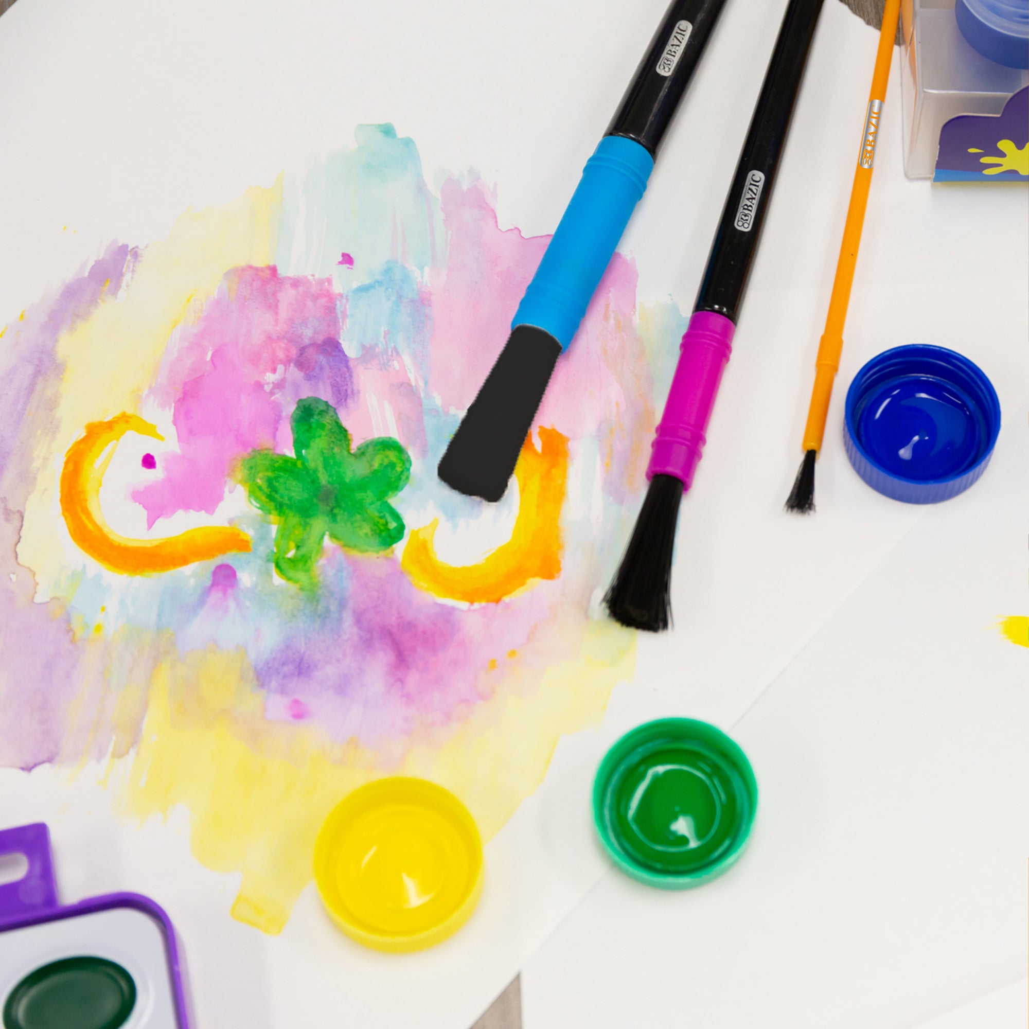 Paintbrush Set Kid&#39;s Asst. Size (9/Pack)