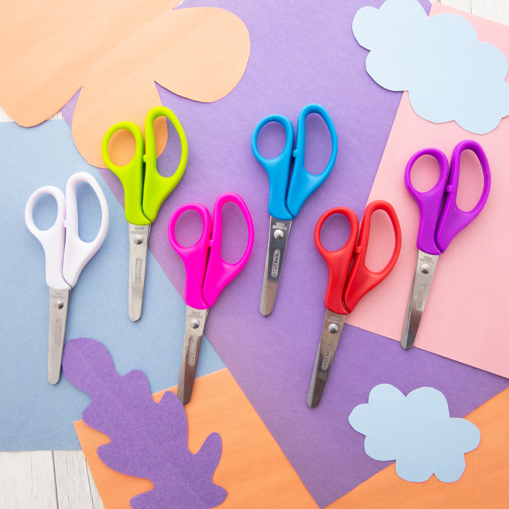 School Scissors 5&quot; Blunt Tip (24/Pack)