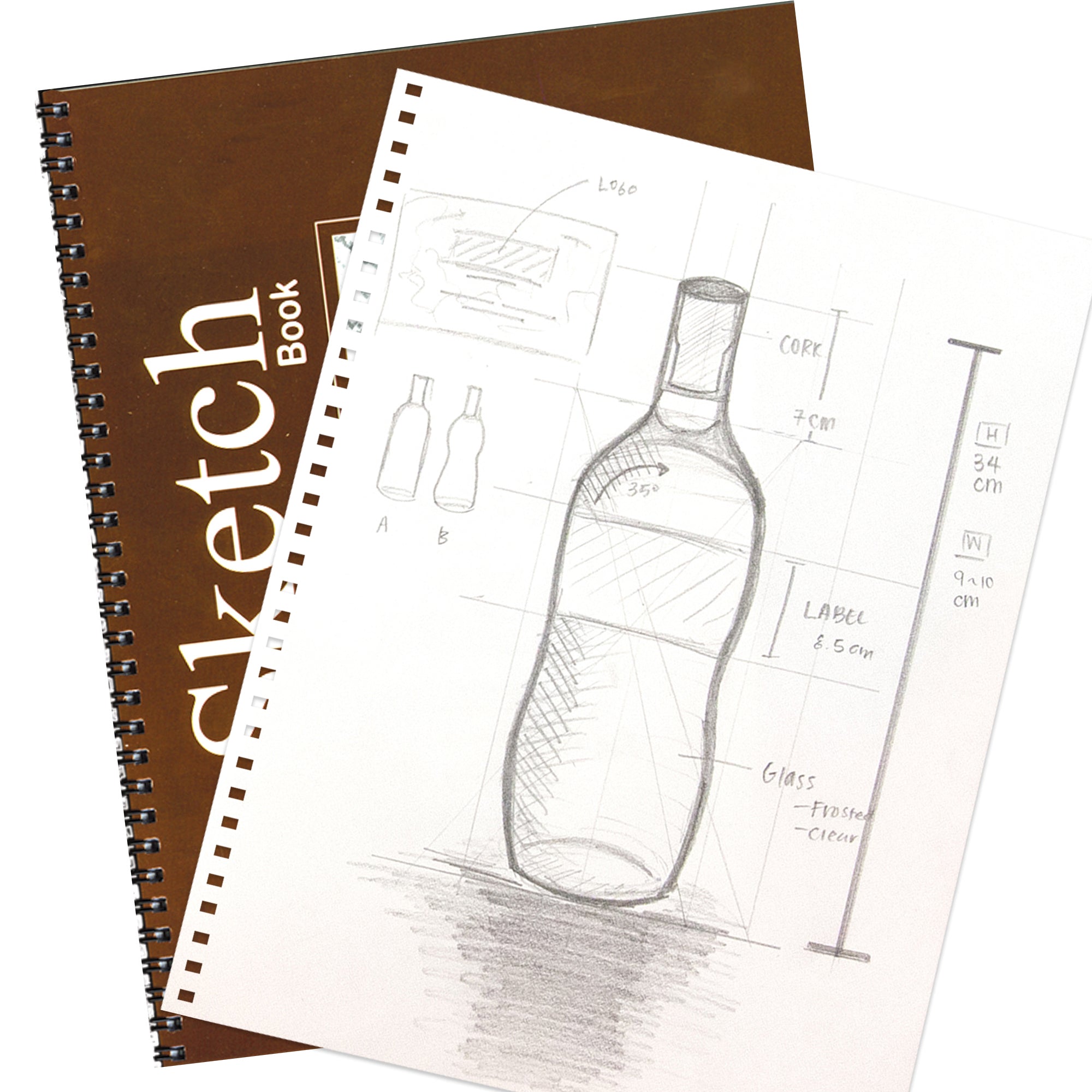 Sketch Pad Side Bound Spiral, 8.5&quot;X 11&quot;(30 Ct.)