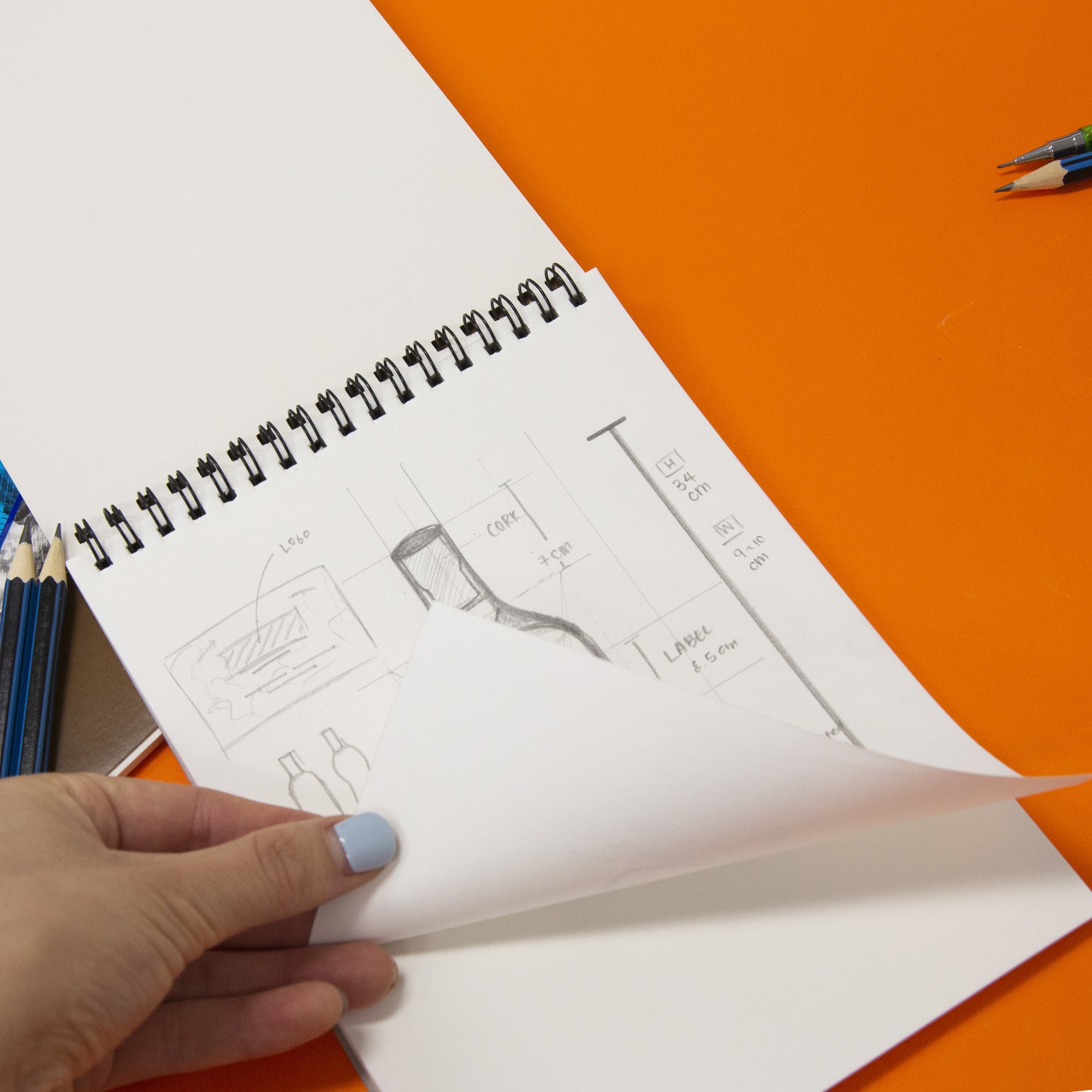 Sketch Pad Side Bound Spiral, 8.5&quot;X 11&quot;(30 Ct.)