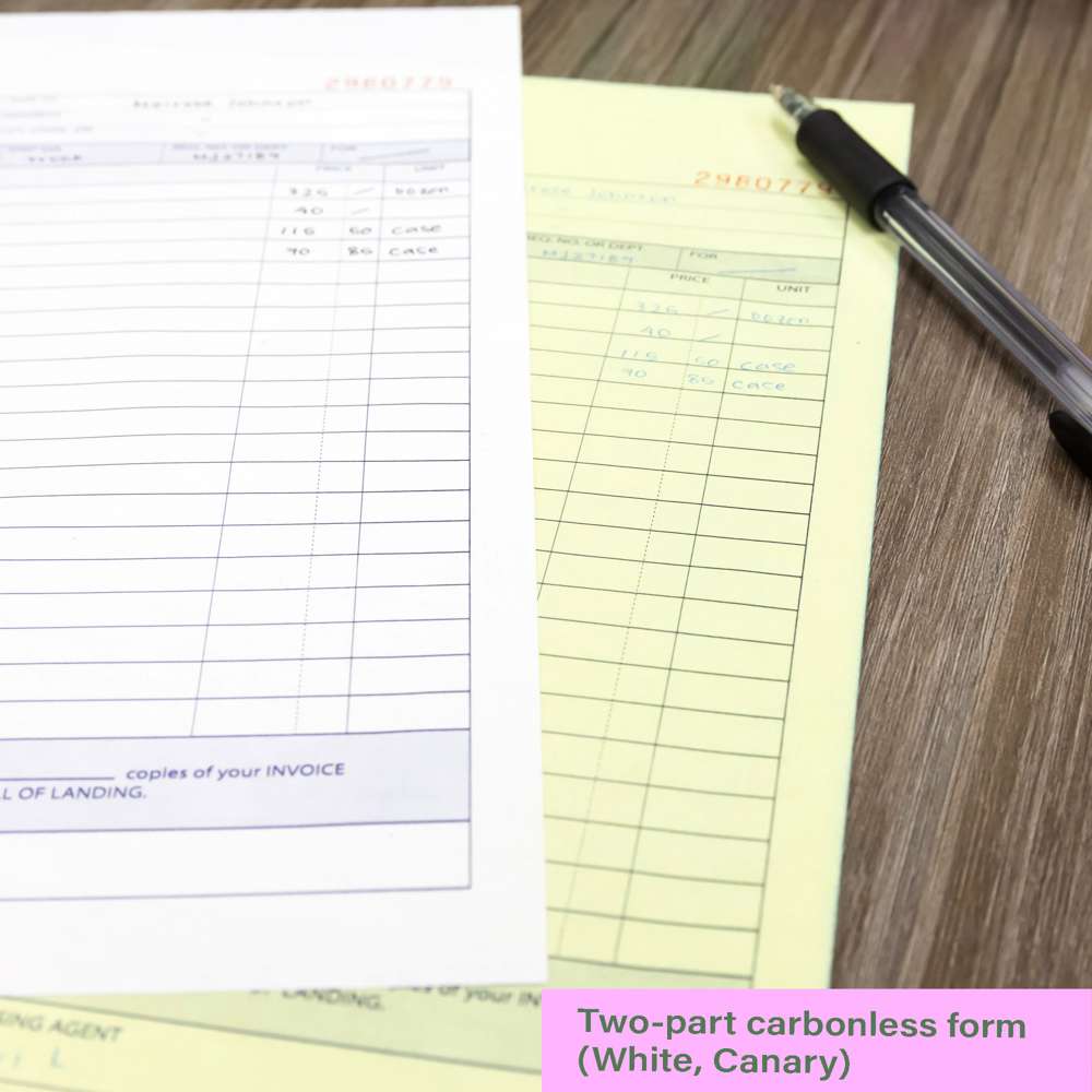 Purchase Order Book 2-Part Carbonless 8 3/8&quot; x 10 11/16&quot; (50 Sets)