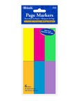Flag Neon Page Markers 1" X 3" 80 Ct. (6/Pack)