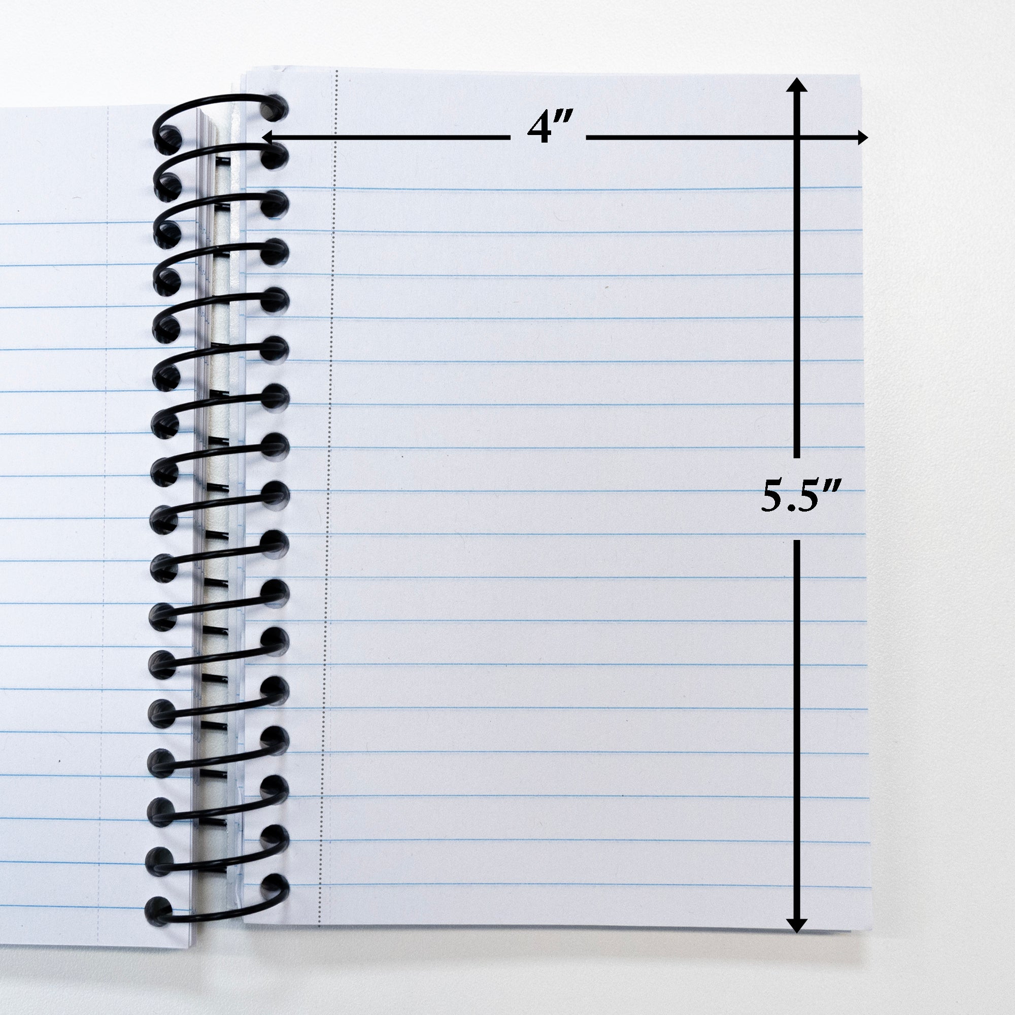 Spiral Fat Book 4&quot; X 5.5&quot; 180 Ct.