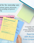 Pastel Color Multipurpose Paper (100 sheets/pack)