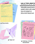 Pastel Color Multipurpose Paper (100 sheets/pack)
